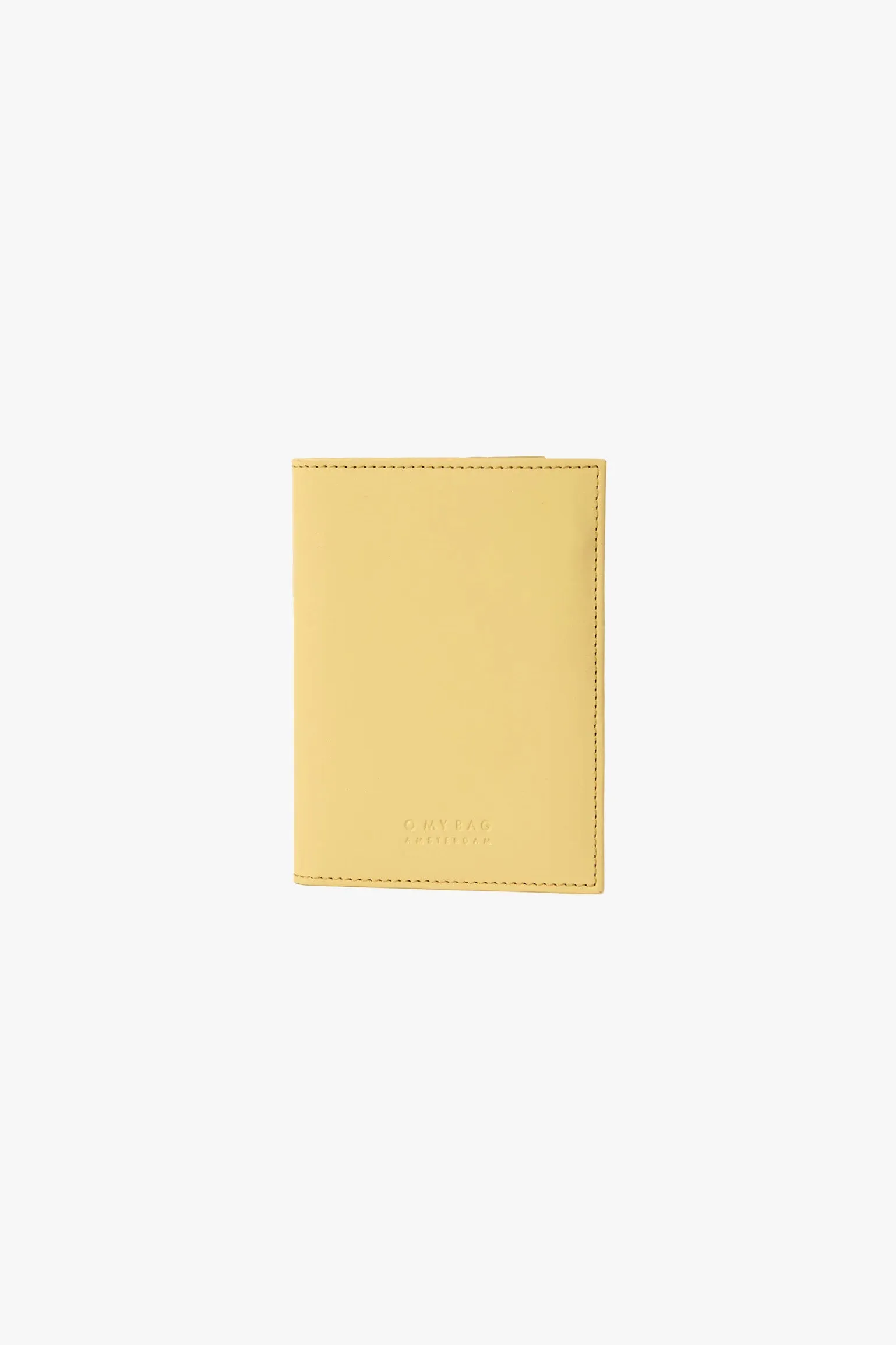 Passport Holder Butter Yellow Claassic Leather