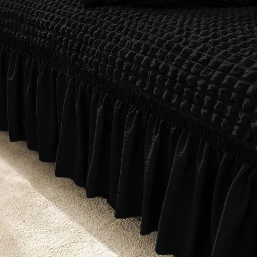 Persian Style Bubble Sofa Cover - Black