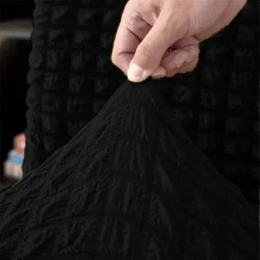 Persian Style Bubble Sofa Cover - Black