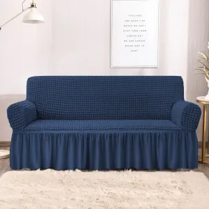Persian Style Bubble  Sofa Cover - Blue