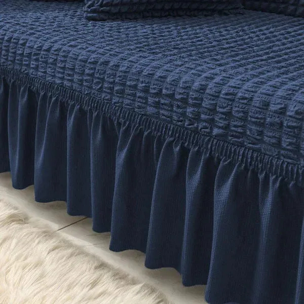 Persian Style Bubble  Sofa Cover - Blue