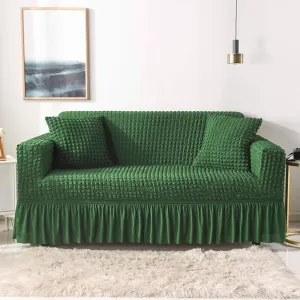Persian Style Bubble Sofa Cover - Green