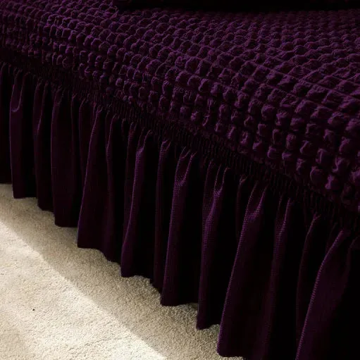 Persian Style Bubble Sofa Cover - Purple