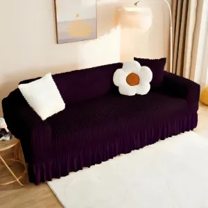 Persian Style Bubble Sofa Cover - Purple