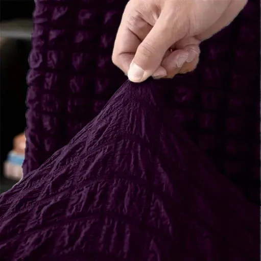 Persian Style Bubble Sofa Cover - Purple