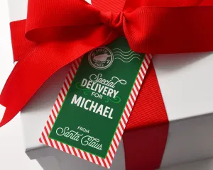 Personalized from Santa Gift Tags