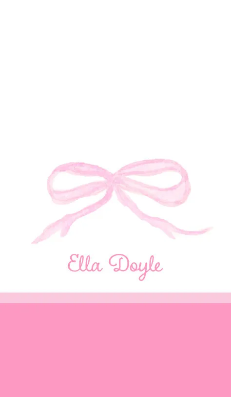 Pink Bow Gift Tags