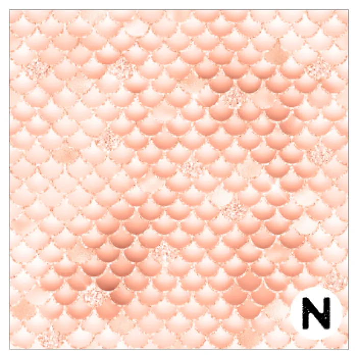 Printed Heat Transfer Vinyl HTV PEACH SHIMMER Pattern