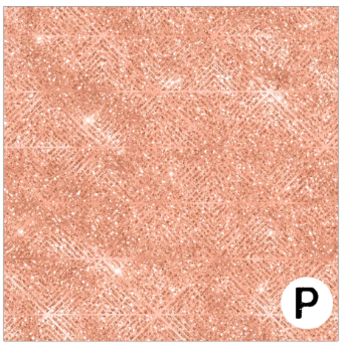 Printed Heat Transfer Vinyl HTV PEACH SHIMMER Pattern