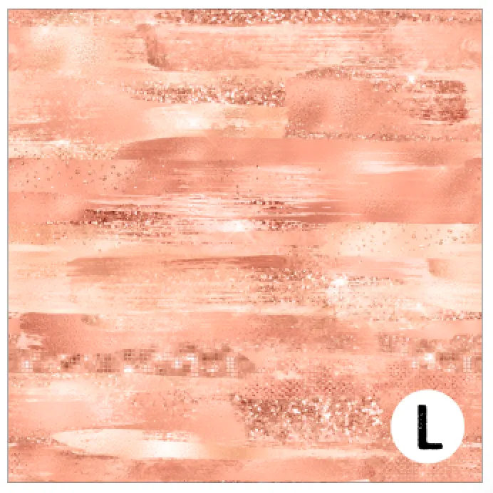 Printed Heat Transfer Vinyl HTV PEACH SHIMMER Pattern