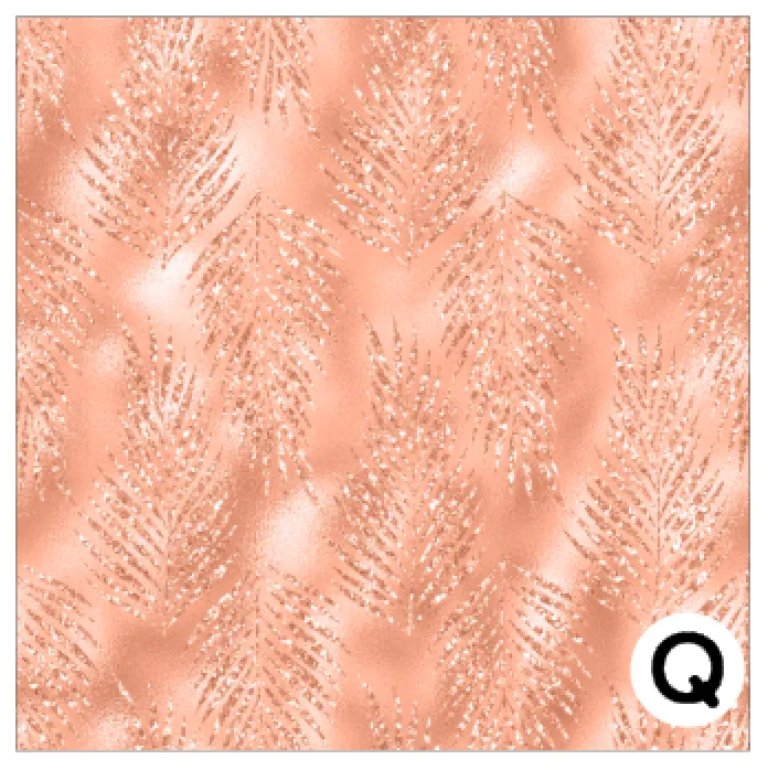 Printed Heat Transfer Vinyl HTV PEACH SHIMMER Pattern