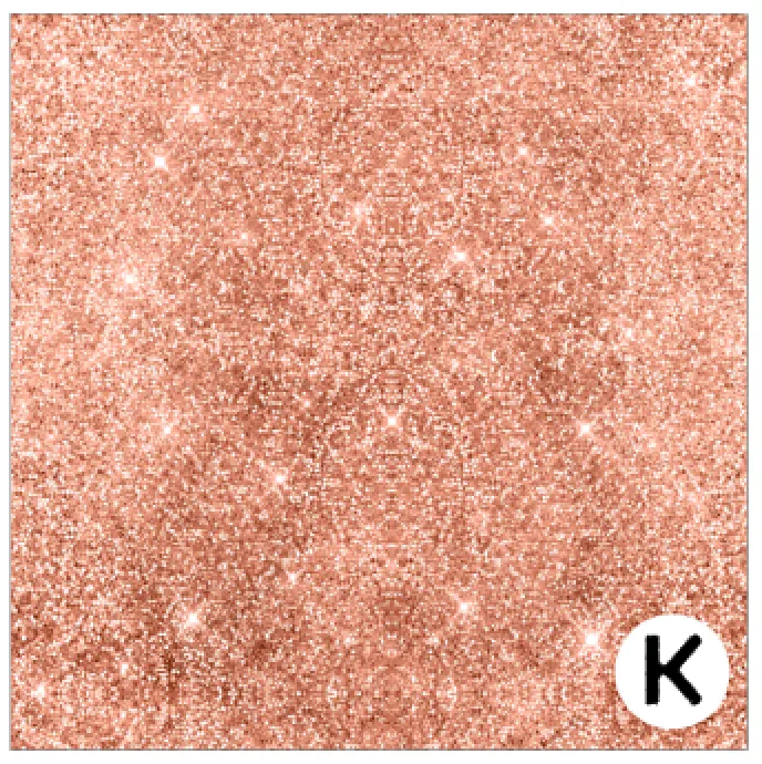 Printed Heat Transfer Vinyl HTV PEACH SHIMMER Pattern