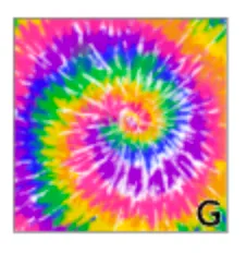 Printed Heat Transfer Vinyl HTV TIE DYE Rainbow