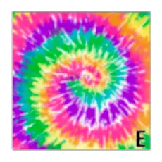 Printed Heat Transfer Vinyl HTV TIE DYE Rainbow