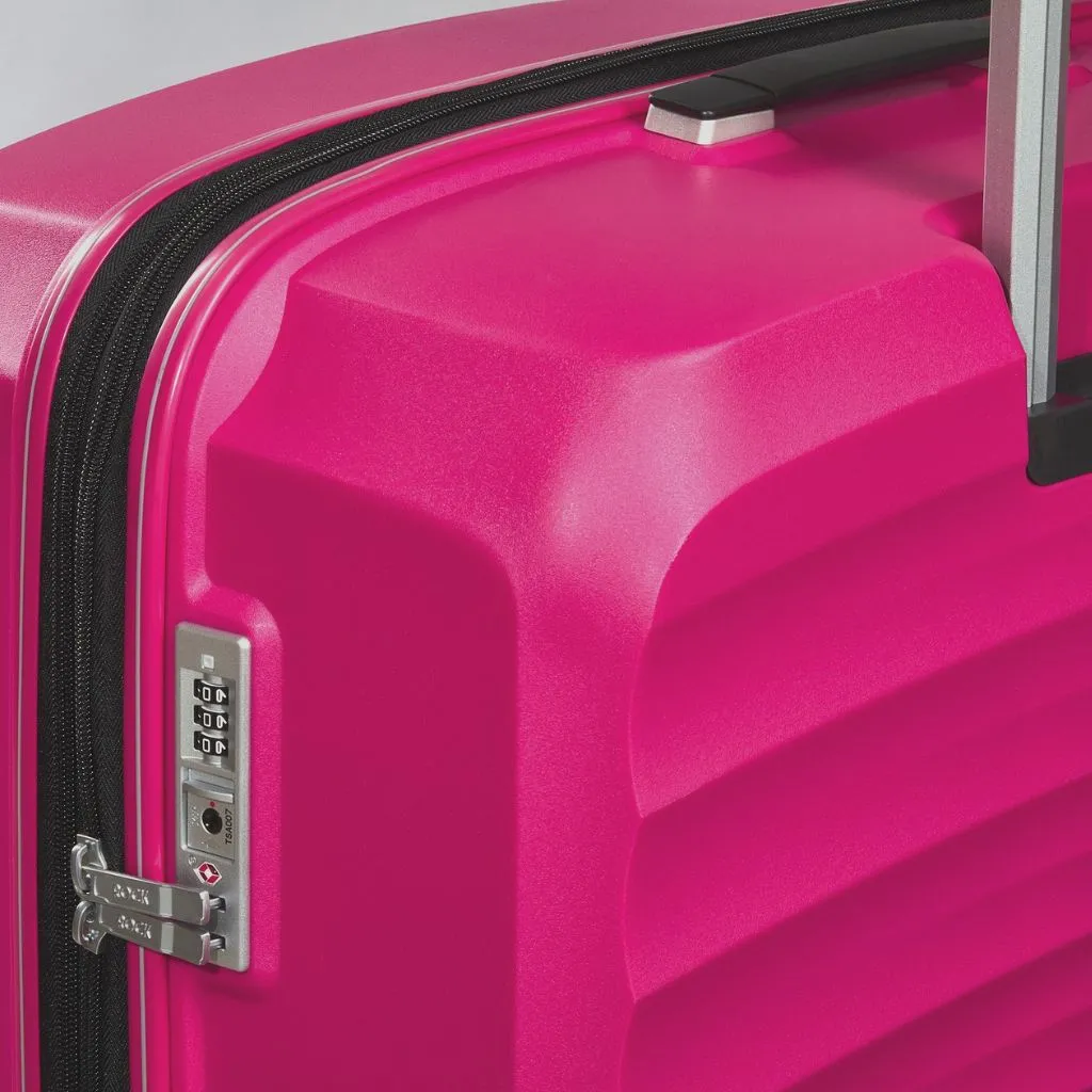 Rock Sunwave 79cm Large Expander Hardsided Luggage - Pink