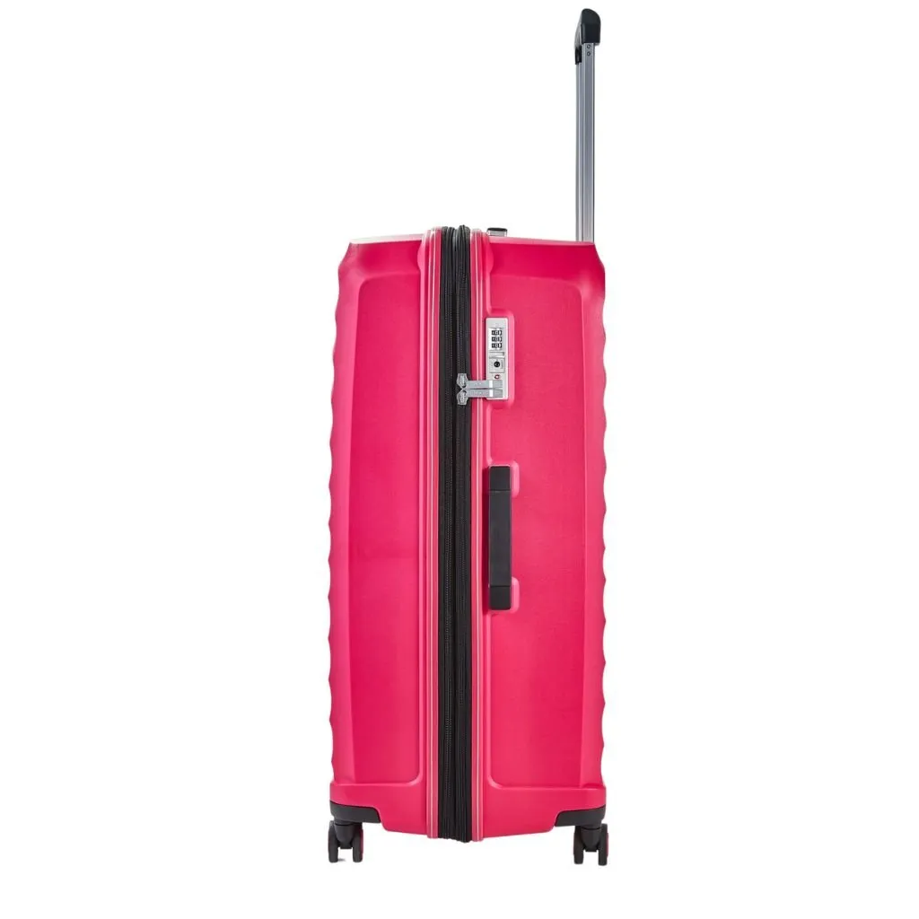 Rock Sunwave 79cm Large Expander Hardsided Luggage - Pink