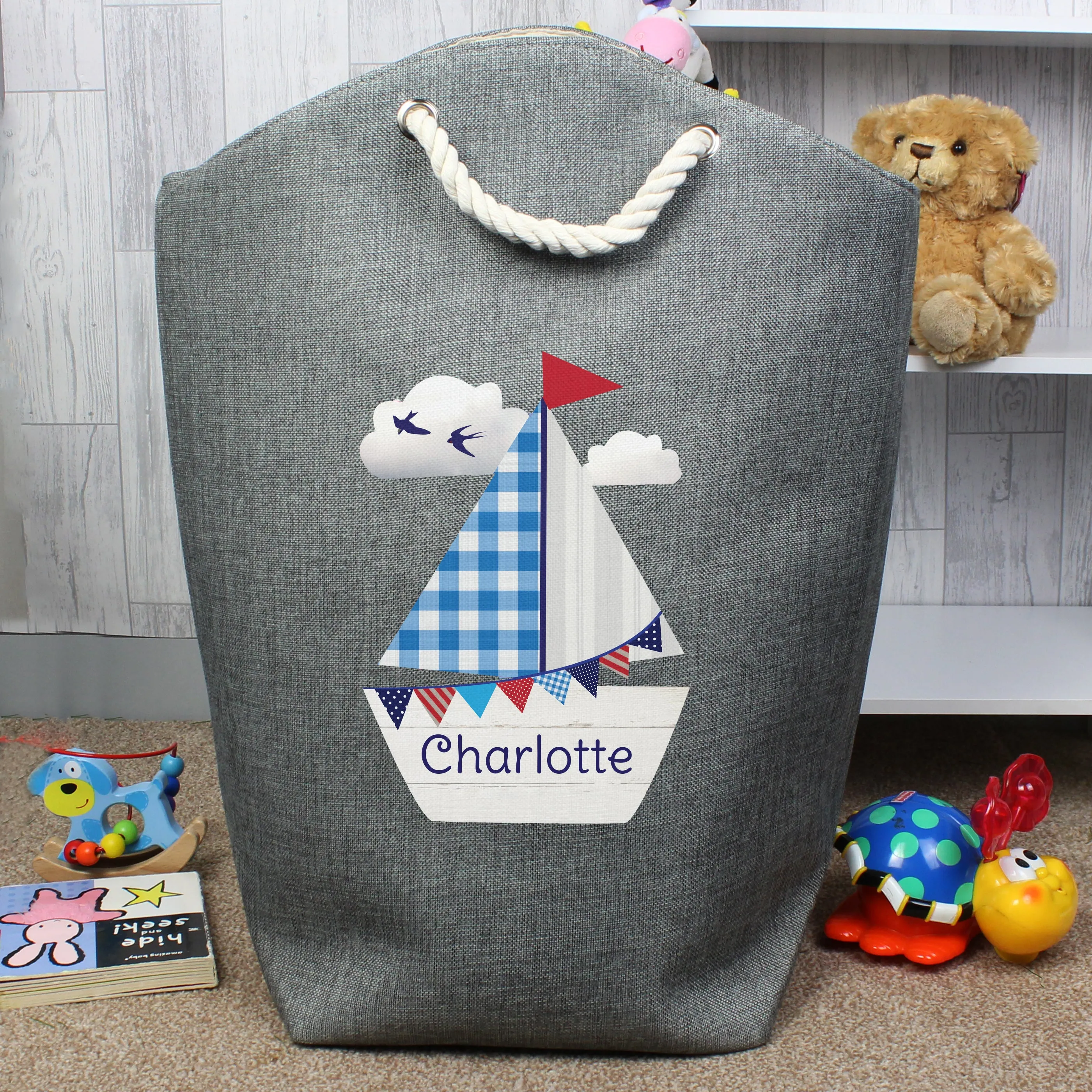 Sailboat Storage Bag - Personalised