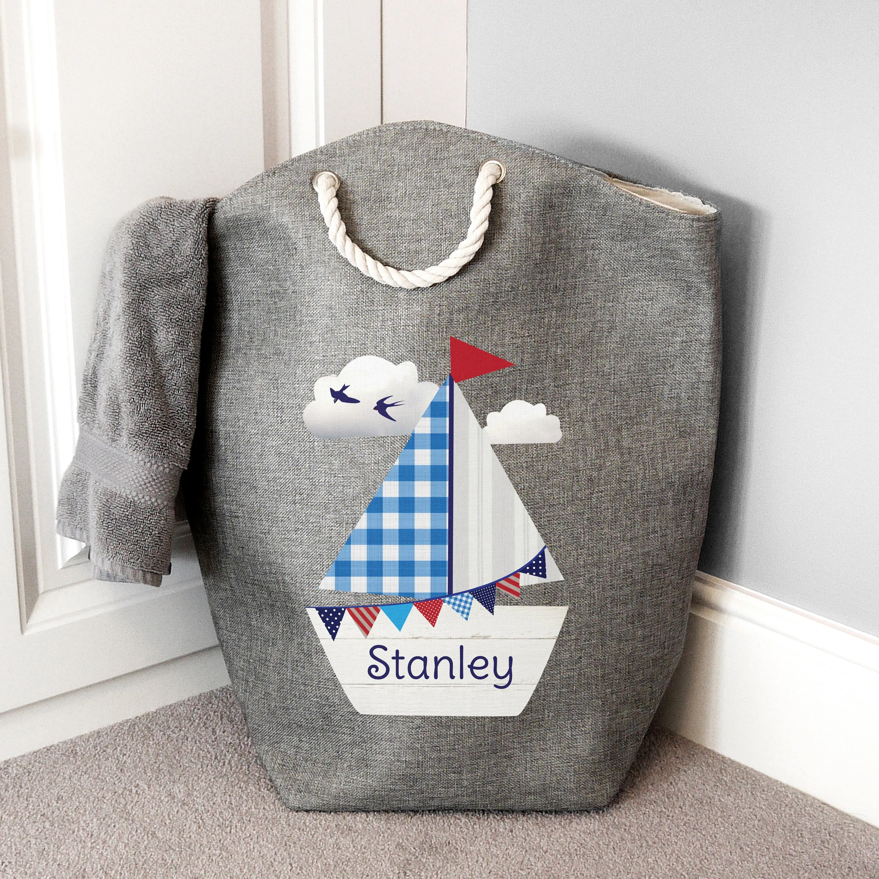 Sailboat Storage Bag - Personalised