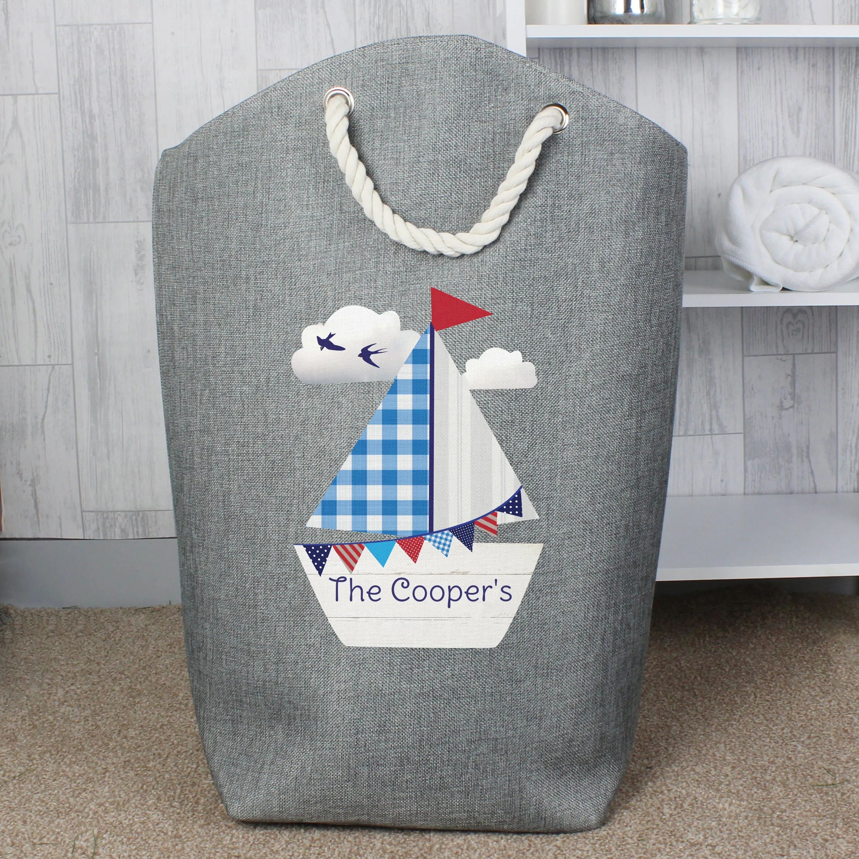 Sailboat Storage Bag - Personalised