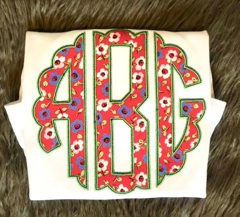 Scalloped Monogram