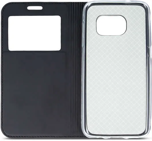 Sony Xperia E5 S-View Wallet Case - Black