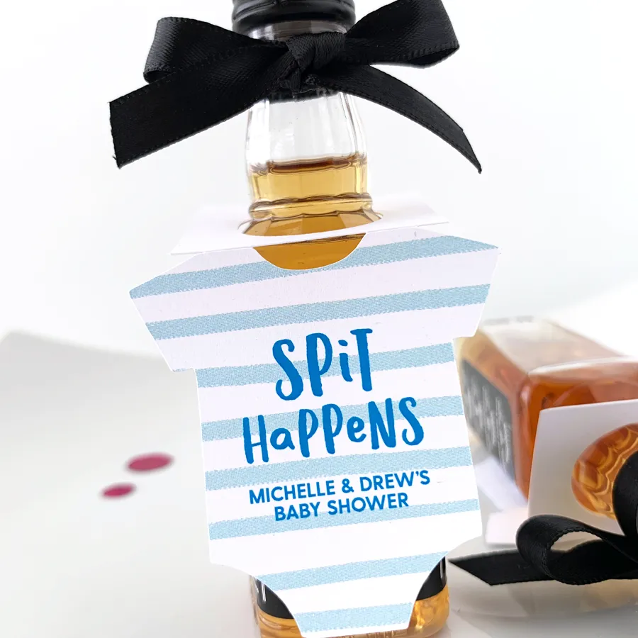 Spit Happens Mini Drink Tags