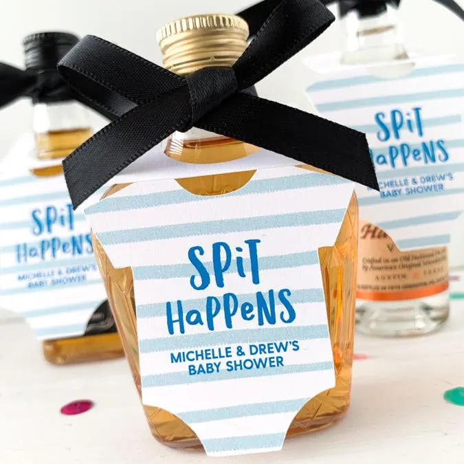 Spit Happens Mini Drink Tags