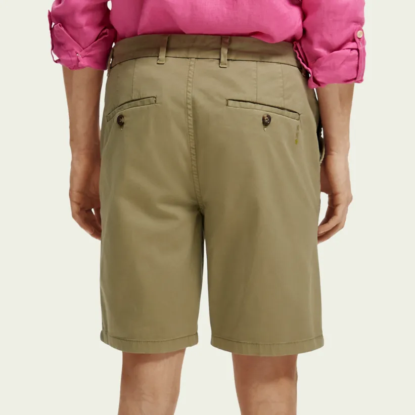 Stuart Garment Dyed Pima Cotton Short (Khaki)