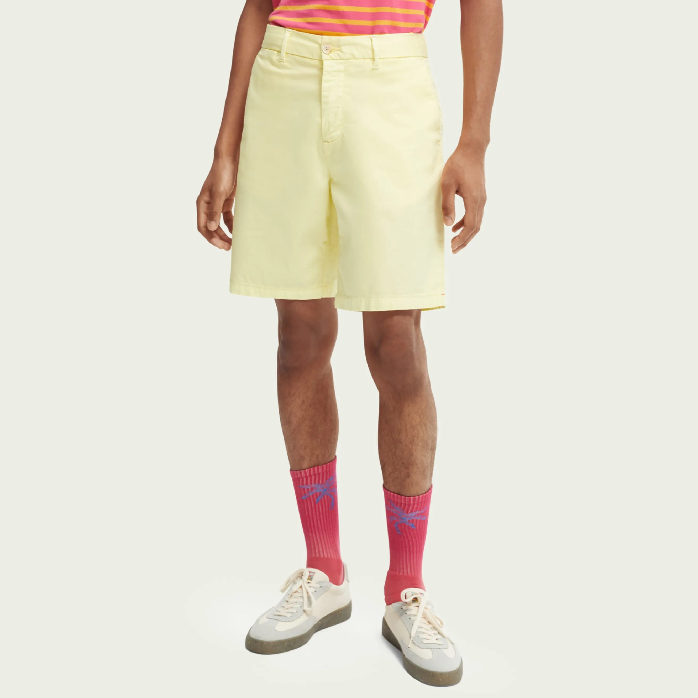 Stuart Garment-Dyed Pima Cotton Short (Lemonade)