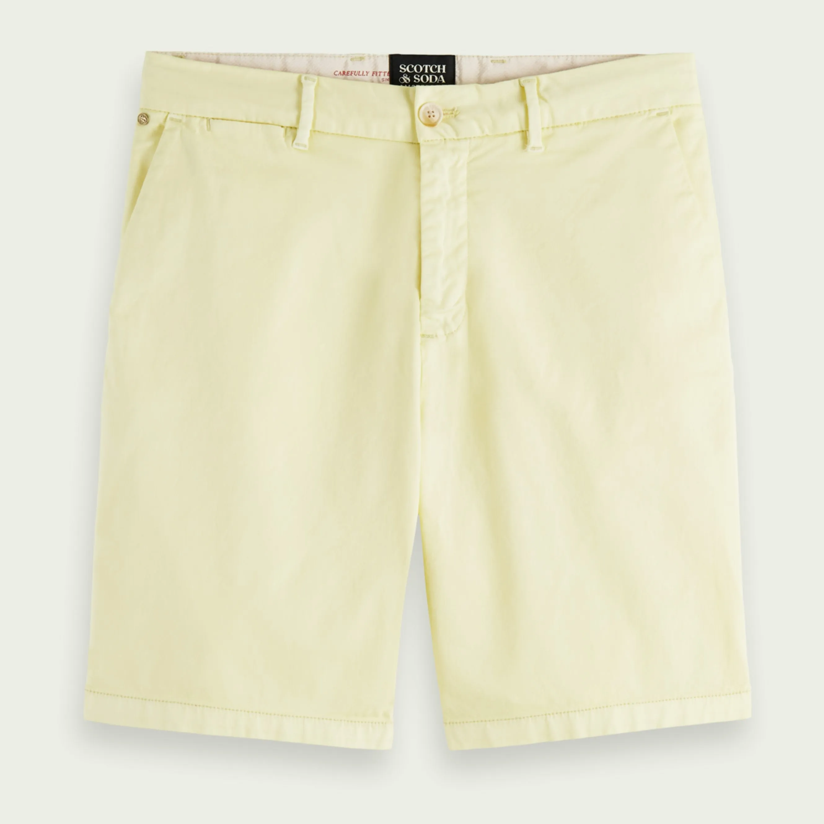 Stuart Garment-Dyed Pima Cotton Short (Lemonade)