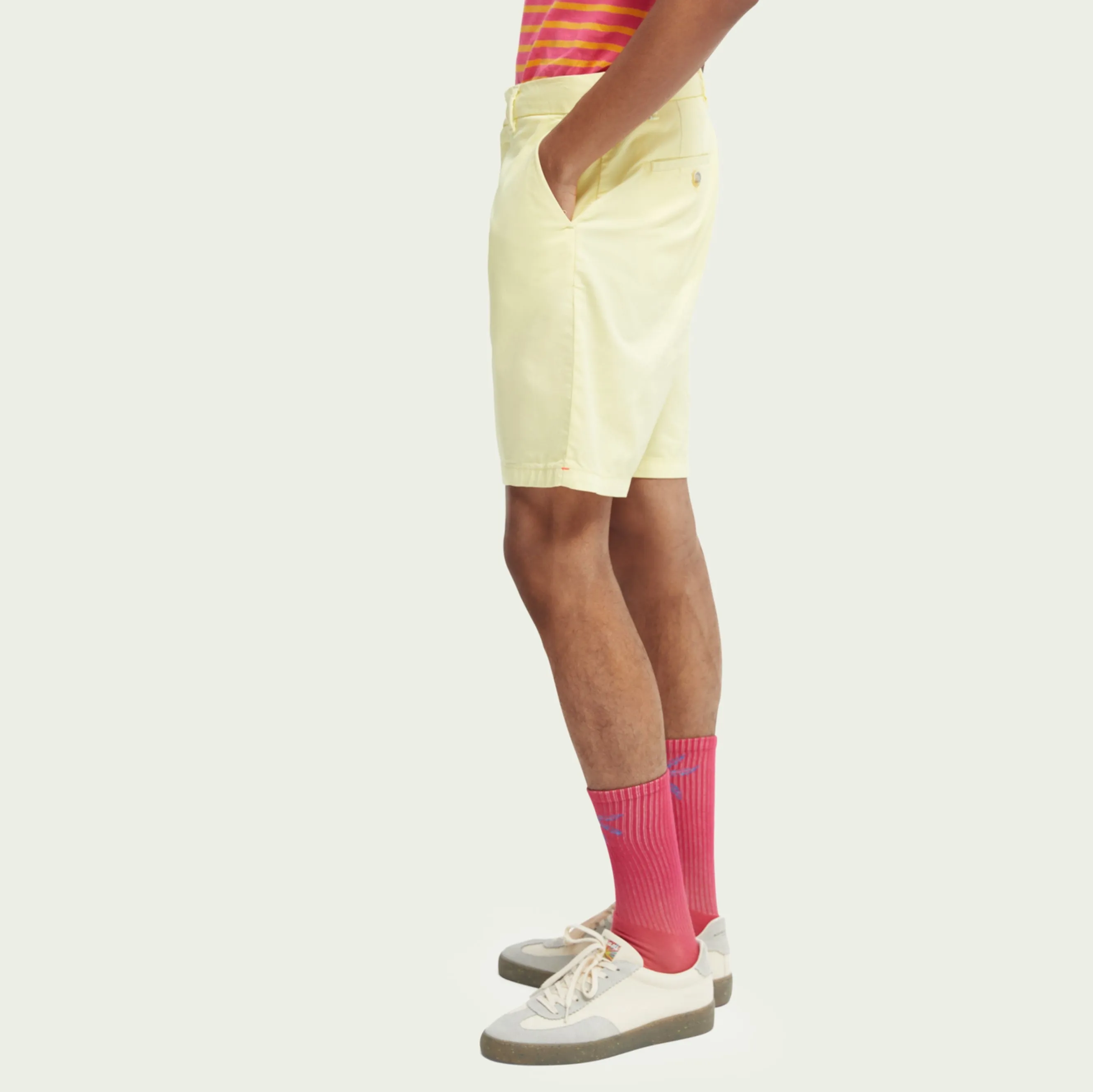 Stuart Garment-Dyed Pima Cotton Short (Lemonade)