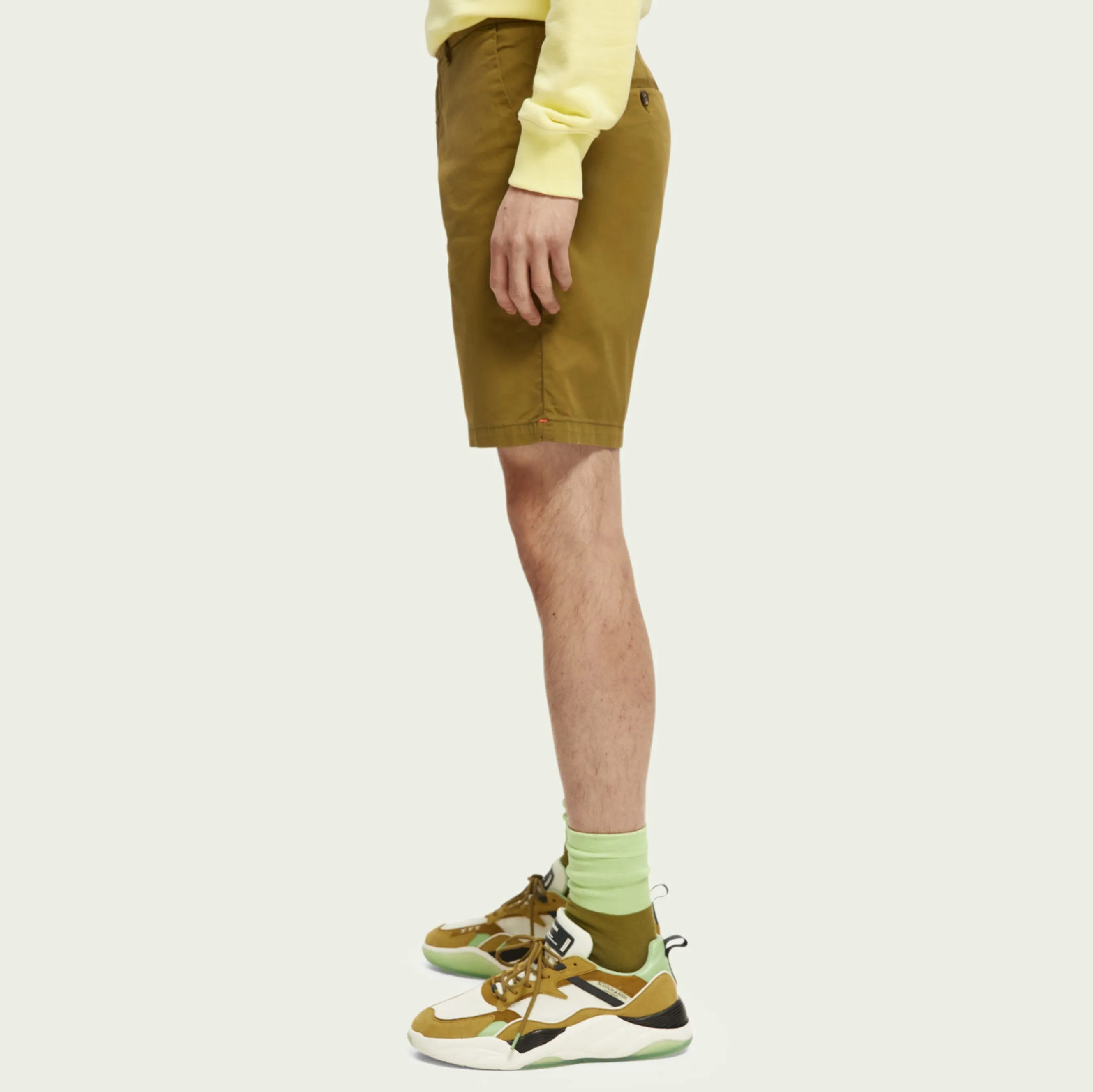 Stuart Garment-Dyed Pima Cotton Short (Lizard)
