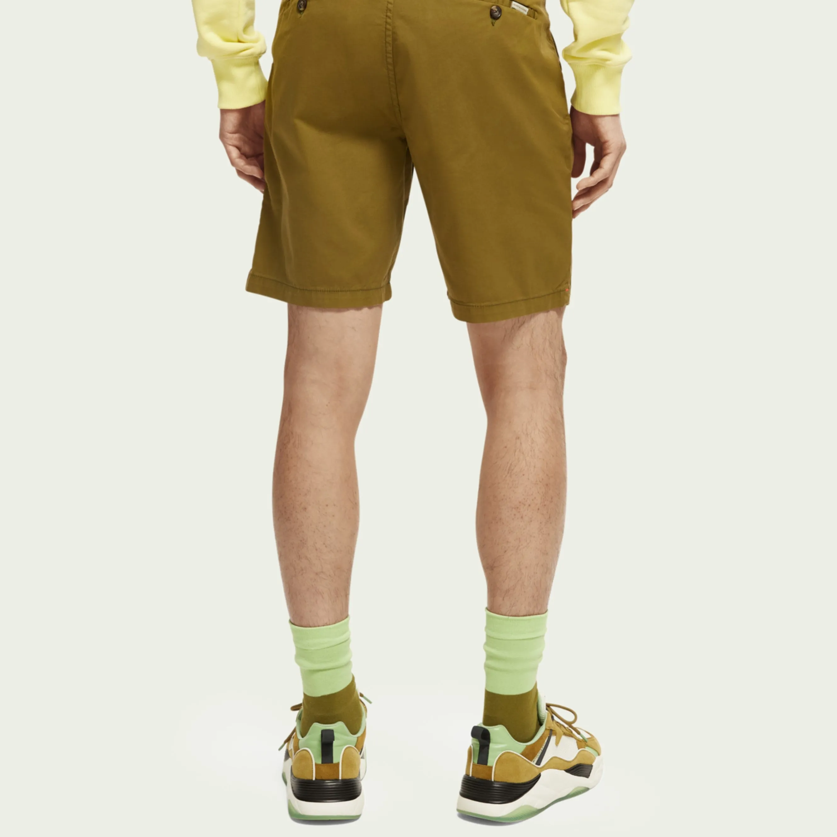 Stuart Garment-Dyed Pima Cotton Short (Lizard)