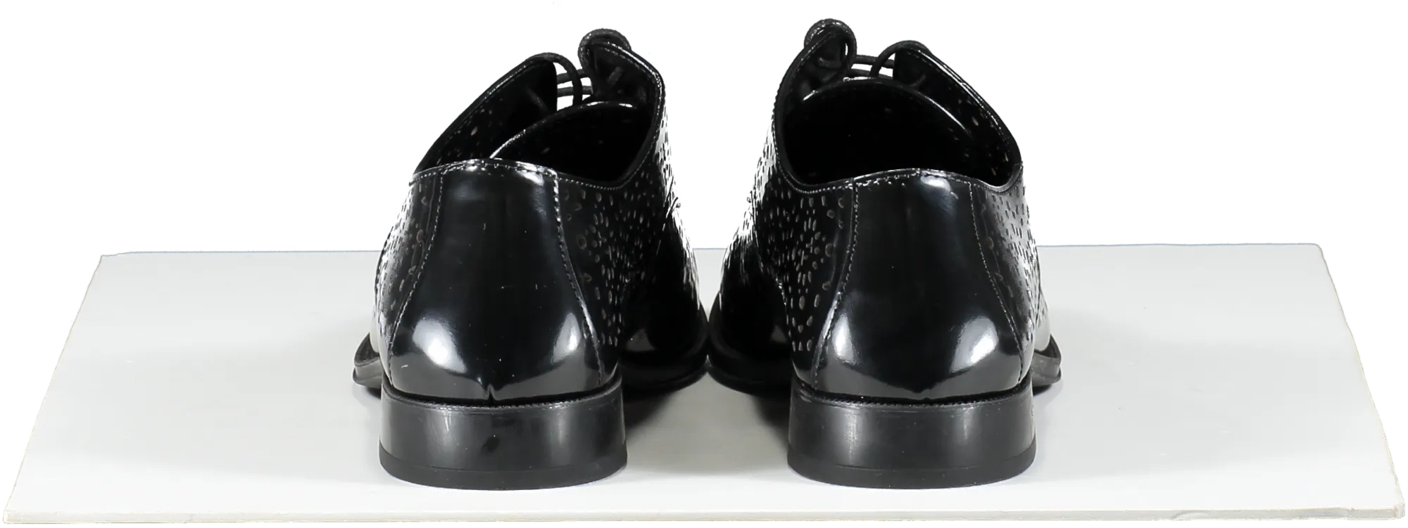 Tod's Black Lace Up Monogrammed Shoes UK 6 EU 39 