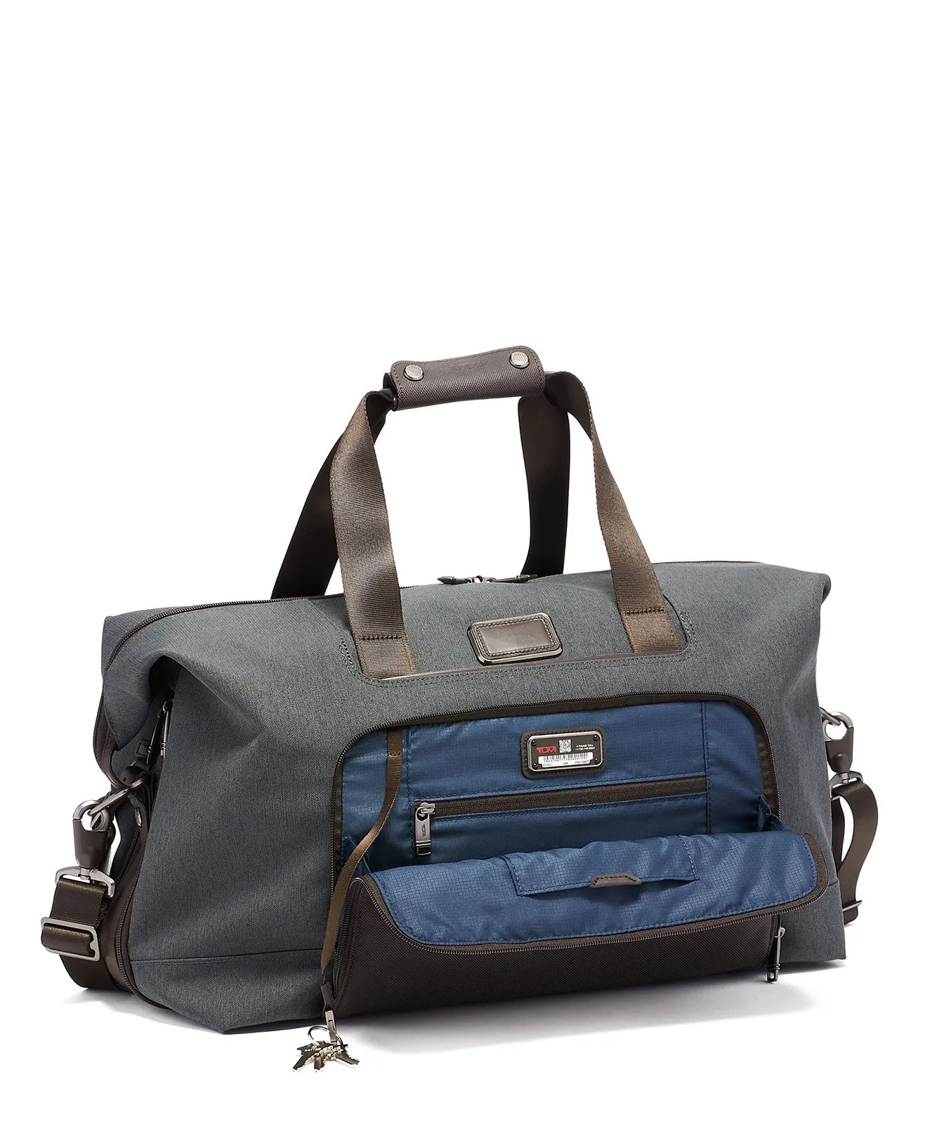 Tumi Double Expansion Travel Satchel, Anthracite