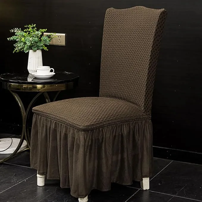 Turkish Style Dining Chairs Covers  - Brown