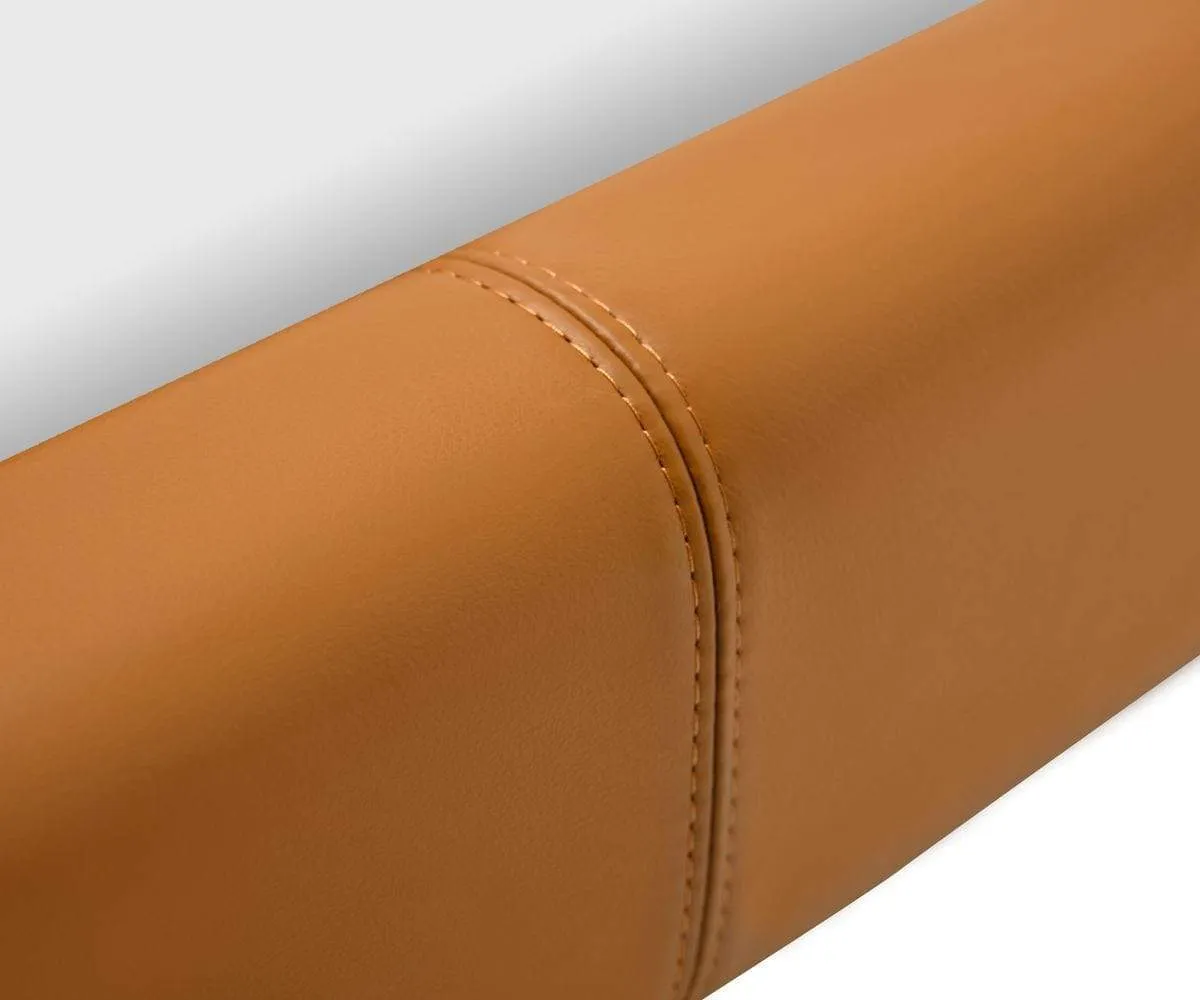 Varra Leather Upholstered Bed