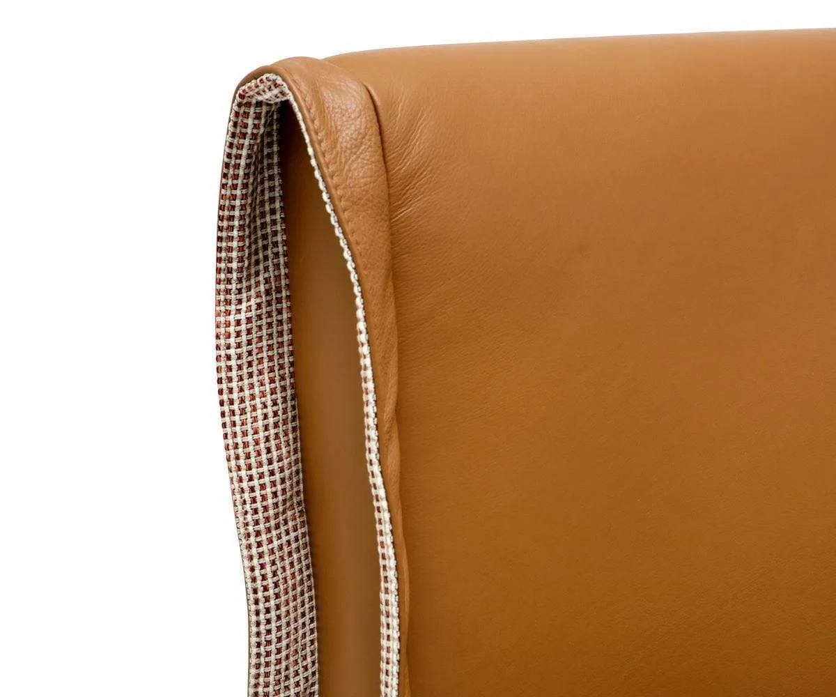 Varra Leather Upholstered Bed