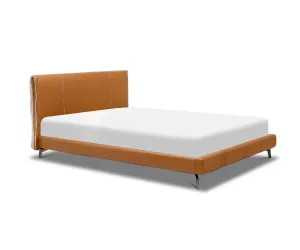 Varra Leather Upholstered Bed