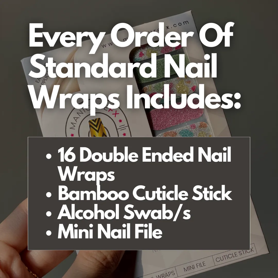 White French Tip Nails - Peachy Panorama - Nail Wraps (Standard)