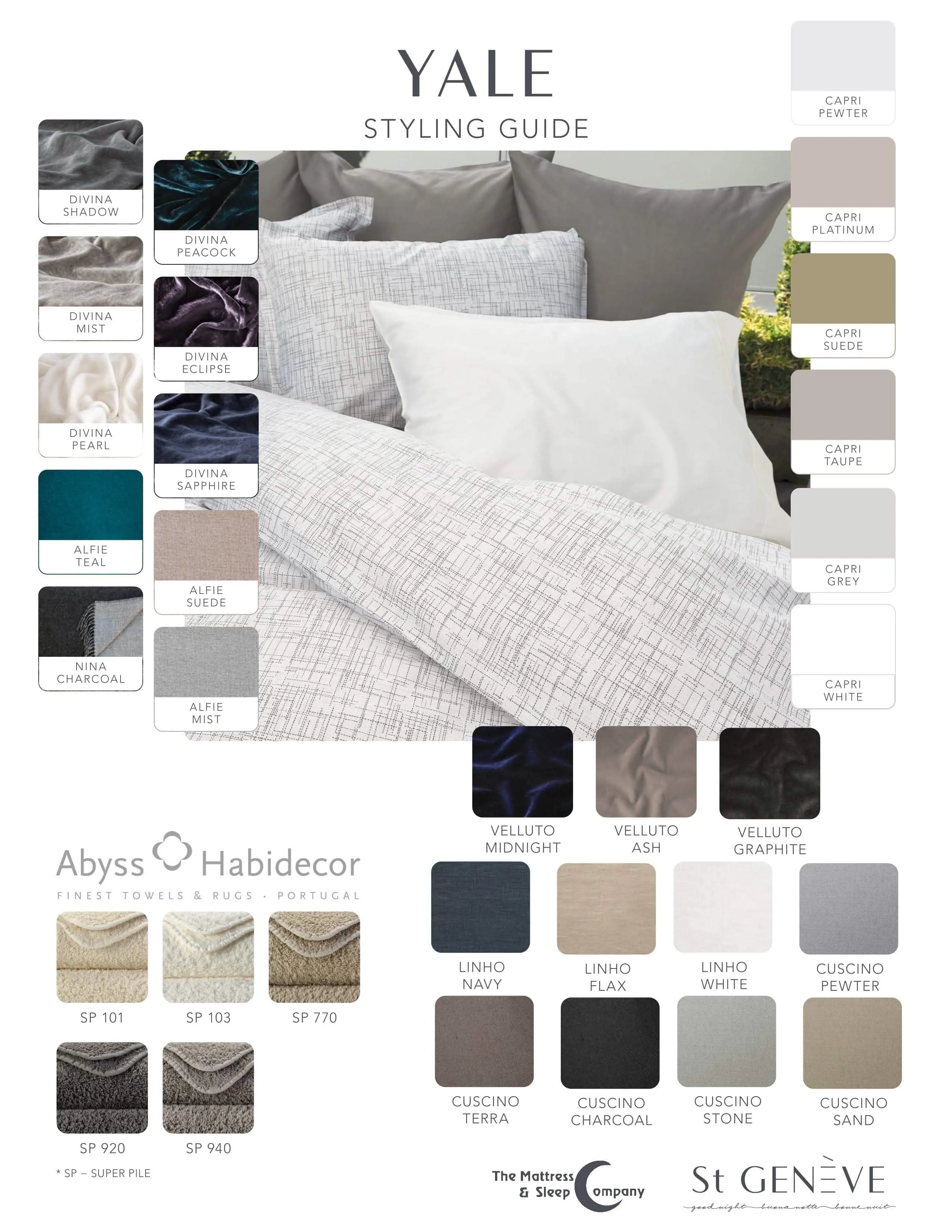 Yale Duvet Covers