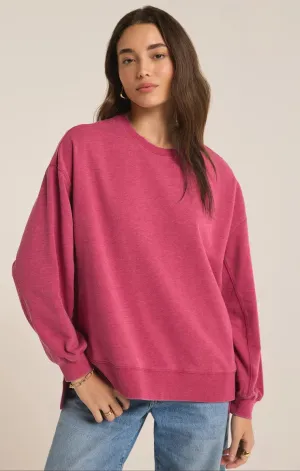 Z Supply Ladies Cactus Flower Modern Weekender Sweater