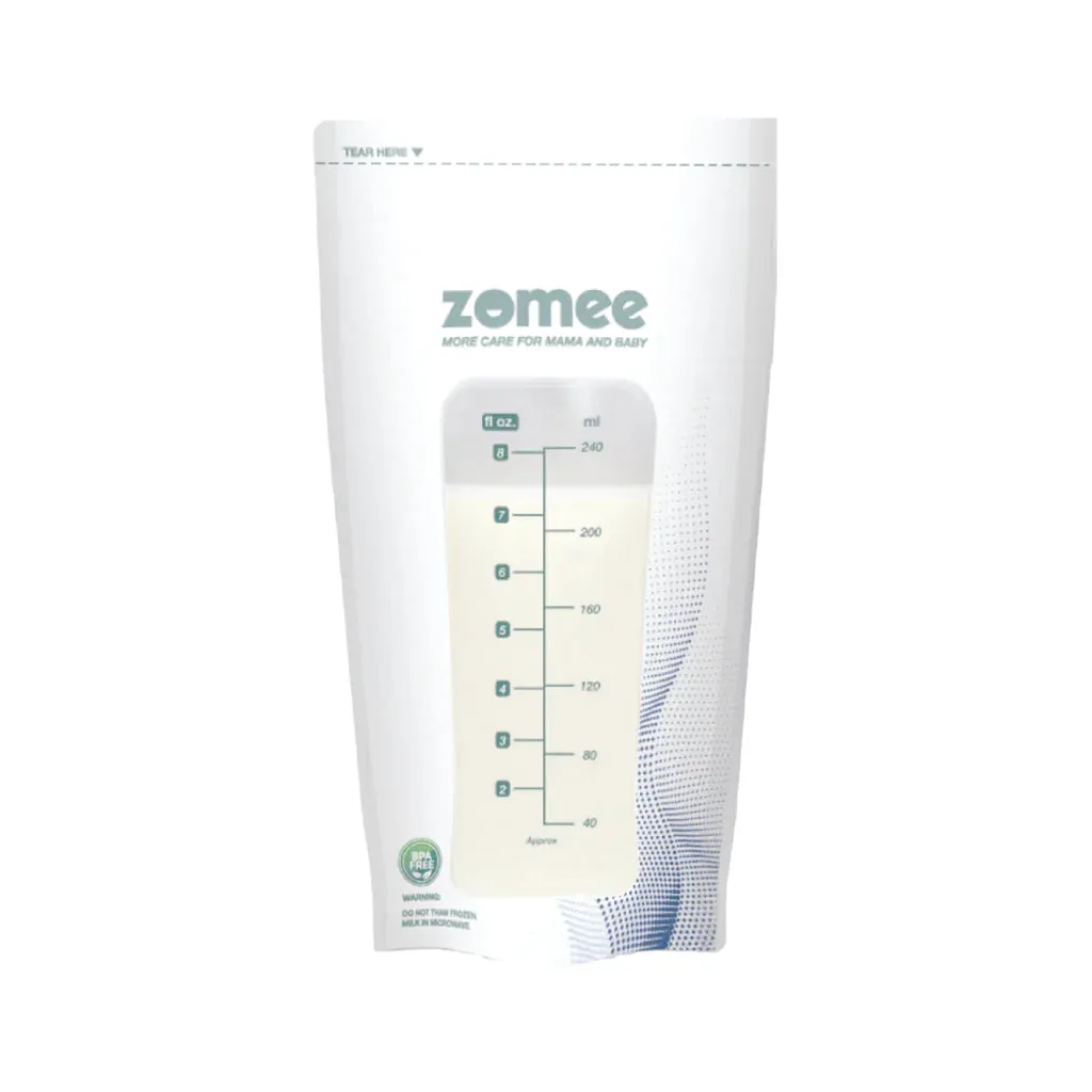 Zomee Milk Storage Bags, 90 Count